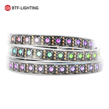 High Density RGB IC Dream Color 144LEDs WS2812B IP67 LED Strip