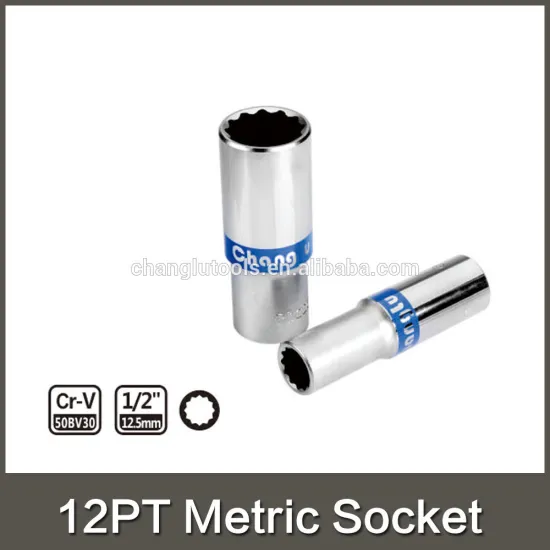 12.5mm Dr.Deep Blue-Rim 12PT Metric Socket