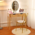 Artist portable makeup vanity table with LED