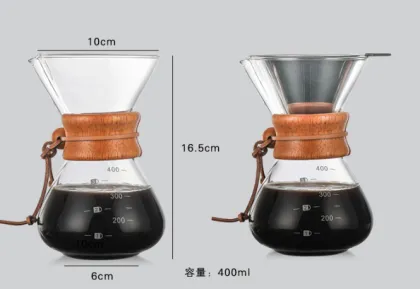 Borosilicate Glass Coffee Pot Pour Over Coffee maker