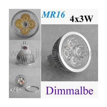 12V MR16 4*3W Led Spot Light with CE ROHS approved