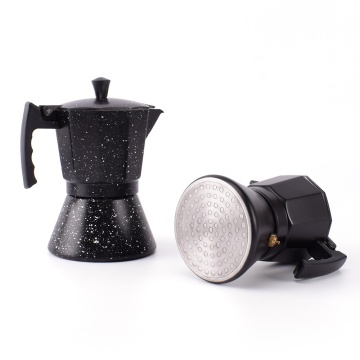 Stovetop Espresso Maker with Induction Base: Italian Espresso Coffee Brewer Percolator