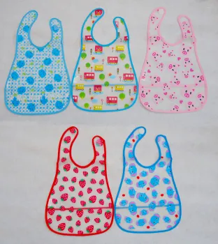 PEVA Printed Baby Bibs