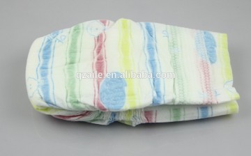 Printed leak guard baby diaper in wholesale price