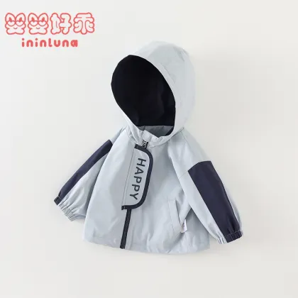 Hooded Boys Windproof Streetwear Jacket