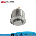 16 mm illuminated lamp self return waterproof switches