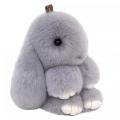 Pendentif sac à dos de lapin en peluche