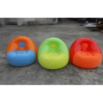 inflatable flocked chair
