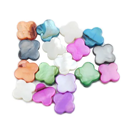Craft Colorful Shell Flower Beads Beads Jewelry Making