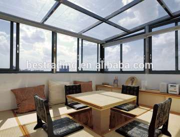 Customized aluminium winter garden sun prefab house CE certificated sunroom