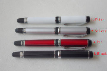 2 In 1 Ballpoint Pen And Stylus Touch Screen Pen With Clip For Ipad, Iphone And Ipod Touch