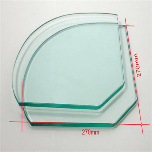 10mm Cutting Clear Tempered Glass for door