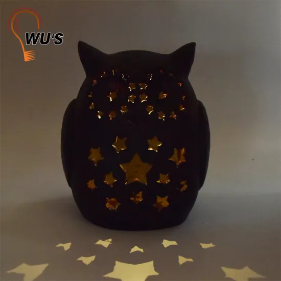 New animal model resin plastic changeable solar crackle glass ball lights