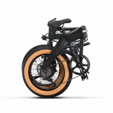 Popüler 500W ön süspansiyon kolay katlanır küçük yağlı lastik eBike - 20 inç yağ lastik katlanabilir elektrikli bisiklet satılık