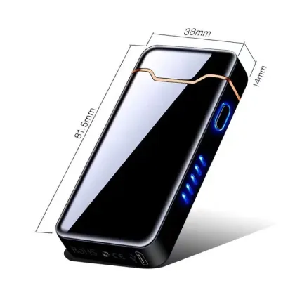 Wholesale 2025 LED Display Rechargeable Electric USB Cigarette Lighter - Premium Smoking Accessories
