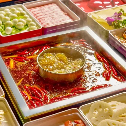 Tianchu 80g*2 Mandarin Duck Halal Hot Pot Base Sichuan Mala Spicy Soup Base