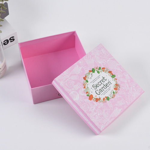 Logotipo de cajas de regalo de embalaje cosmético personalizado