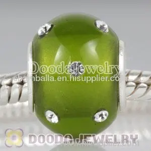 Swarovski Crystal Glass Beads Charms Fit European Style Jewelry Bracelet 