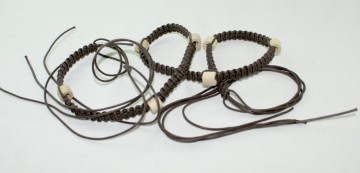Fashion Hand made garment waxed cord braided belts-KL0055