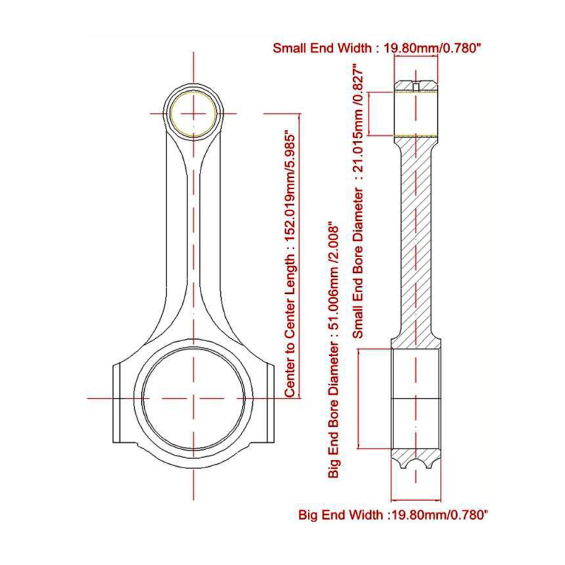 Connecting Rod Honda Acura K Series K24 TSX