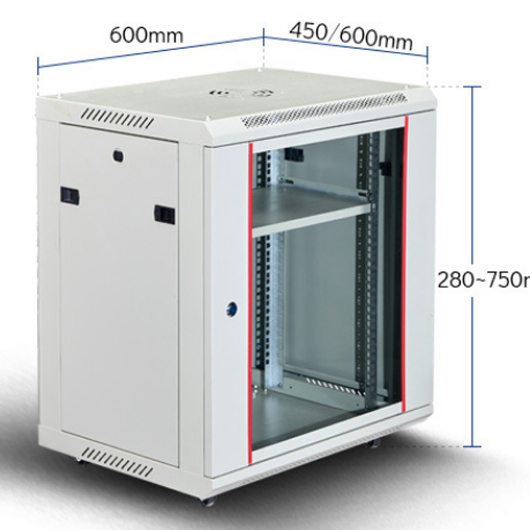 Torpaq quraşdırılmış şəbəkə şkafı