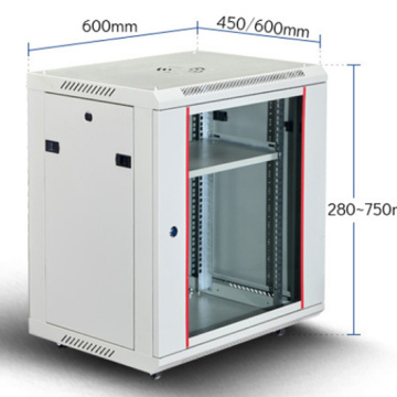 Ground mounted network cabinet