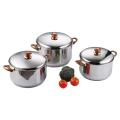 Stainless Steel set With Plastic Handles