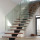 Indoor Solid Wood Steps Mono Stairs Design