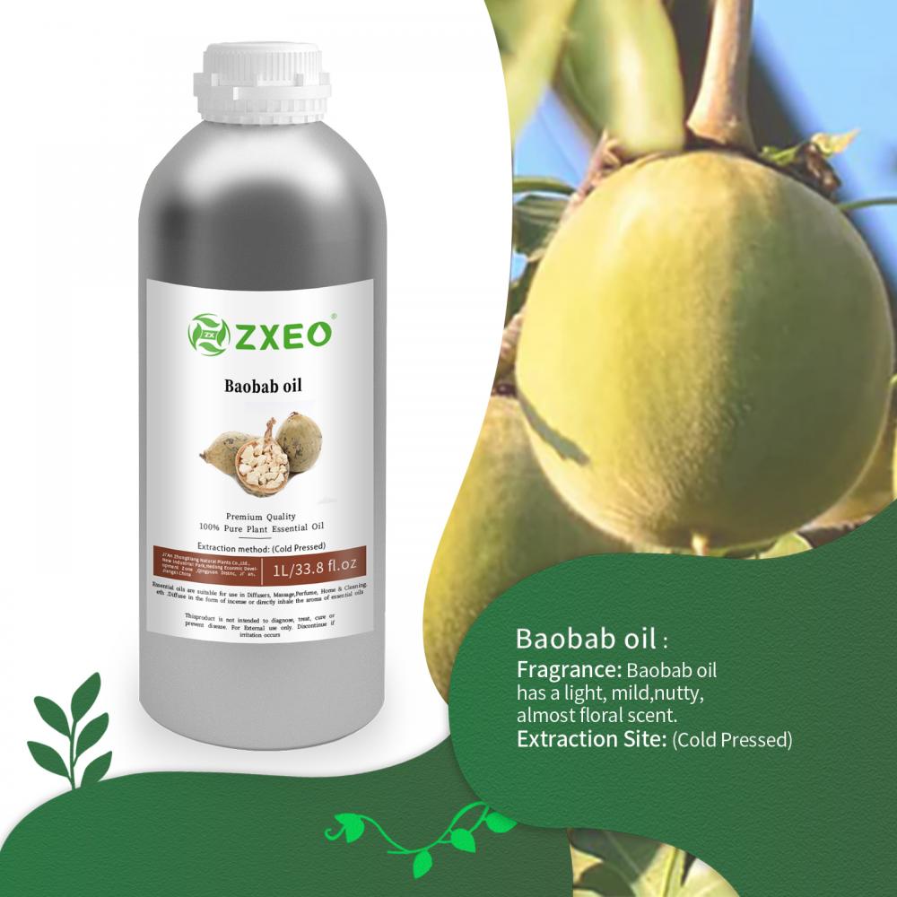 Baobab Oil para cuidados com a pele, cuidados com o cabelo e aromaterapia