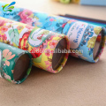 Tubo de papel de empaquetado impreso kraft personalizado de la muestra libre, tubo de envío de papel colorido del cartel para el regalo