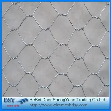 Water flood barriers/galvanized hexagonal gabion box