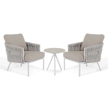 Outdoor Rope Furniture: Coffee Shop Chairs and Tables - Garden Sets