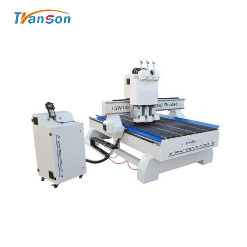 Multi Head 4 Axis Cnc Router Machine 1325 Multi Head CNC Router With Pneumatic System Factory