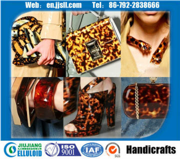 Acetate high heels heel sheet, acetate jewelry bags decor sheet
