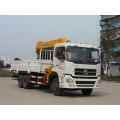 DONGFENG Tianlong 6X4 شاحنة مع 12T كرين