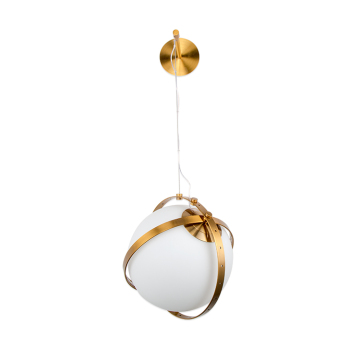 Gorgeous Gold Glass Wall Lamp for Modern Bedroom Decoration