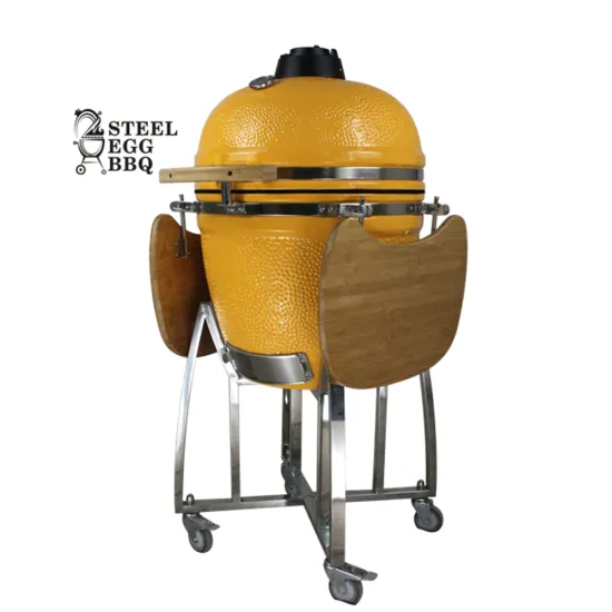 SEB KAMADO BBQ Grill Charcoal Smoker 21Inch Ceramic barbecue Kamado New Design for Outdoor Kitchen Home and Garden
