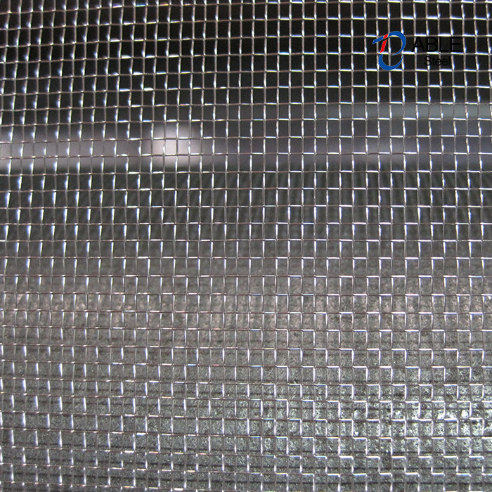 Aluminum window screen