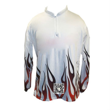 Sublimation Long Sleeve Dry Fit Fishing Shirt With Logo