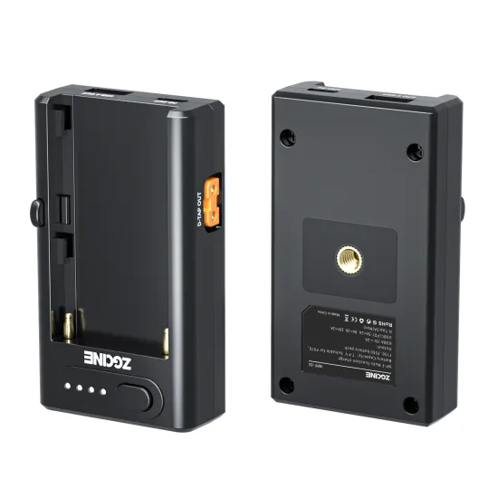 NP-F Battery Adapter Plate & Charger for Rechargeable Camera Batteries