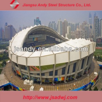steel roof of swimming pool