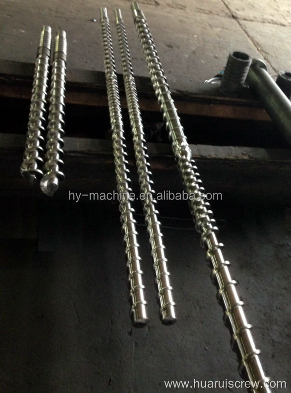 Single screw for recycling material extruder machine