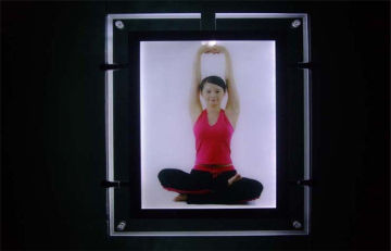 Wall Hanging Crystal Led Light Box For Advertising And Interior Decoration