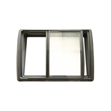 Top Open Freezer Glass Canopy with Injection Frame