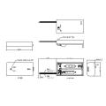 2 Teile AA Batteriehalter/Kisten mit Schalter/Leitungen