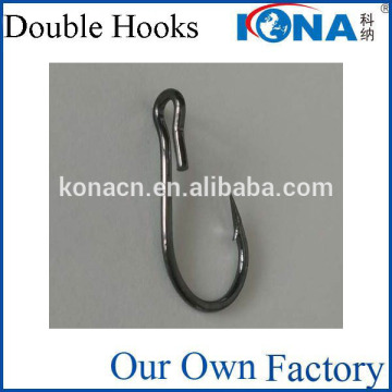double fishing hooks cutting one side