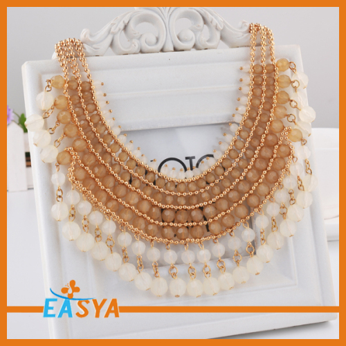 Big Pendant Gold Necklace Pearls Pendant Jewelry
