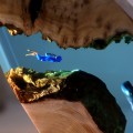 Creative Ocean Cave Whale Diver Resin Art Decoration