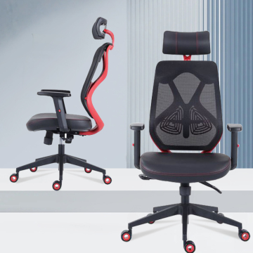 White Premium Ergonomic Gaming Office Chair with Multifunctional Design - Made in China