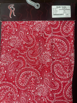 Tropical Plant Print Viscose Rayon Stoff für Sommerkleidung